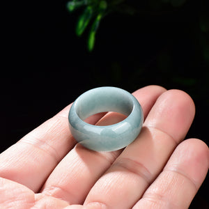 Burmese Myanmar Ice Type Jadeite Thick Rings