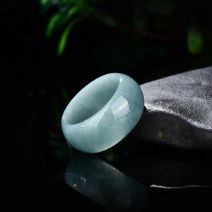 Burmese Myanmar Ice Type Jadeite Thick Rings