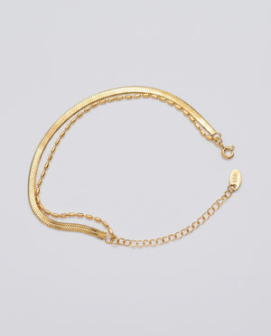 Seraphine Double Layer Bracelet Titanium Steel Women Bracelet