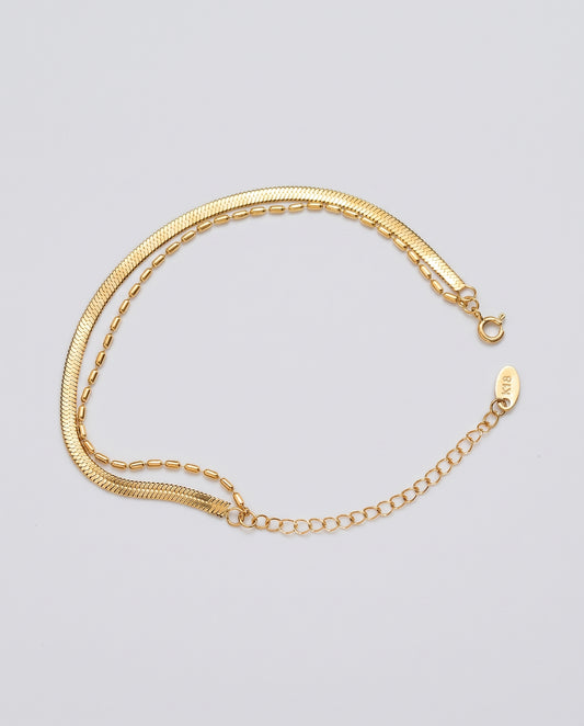 Seraphine Double Layer Bracelet Titanium Steel Women Bracelet