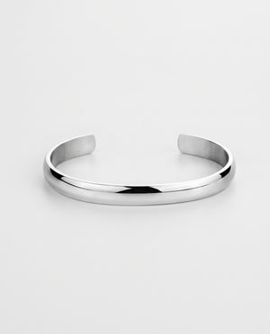 Arielle Thick Bangle Titanium Steel Bracelet