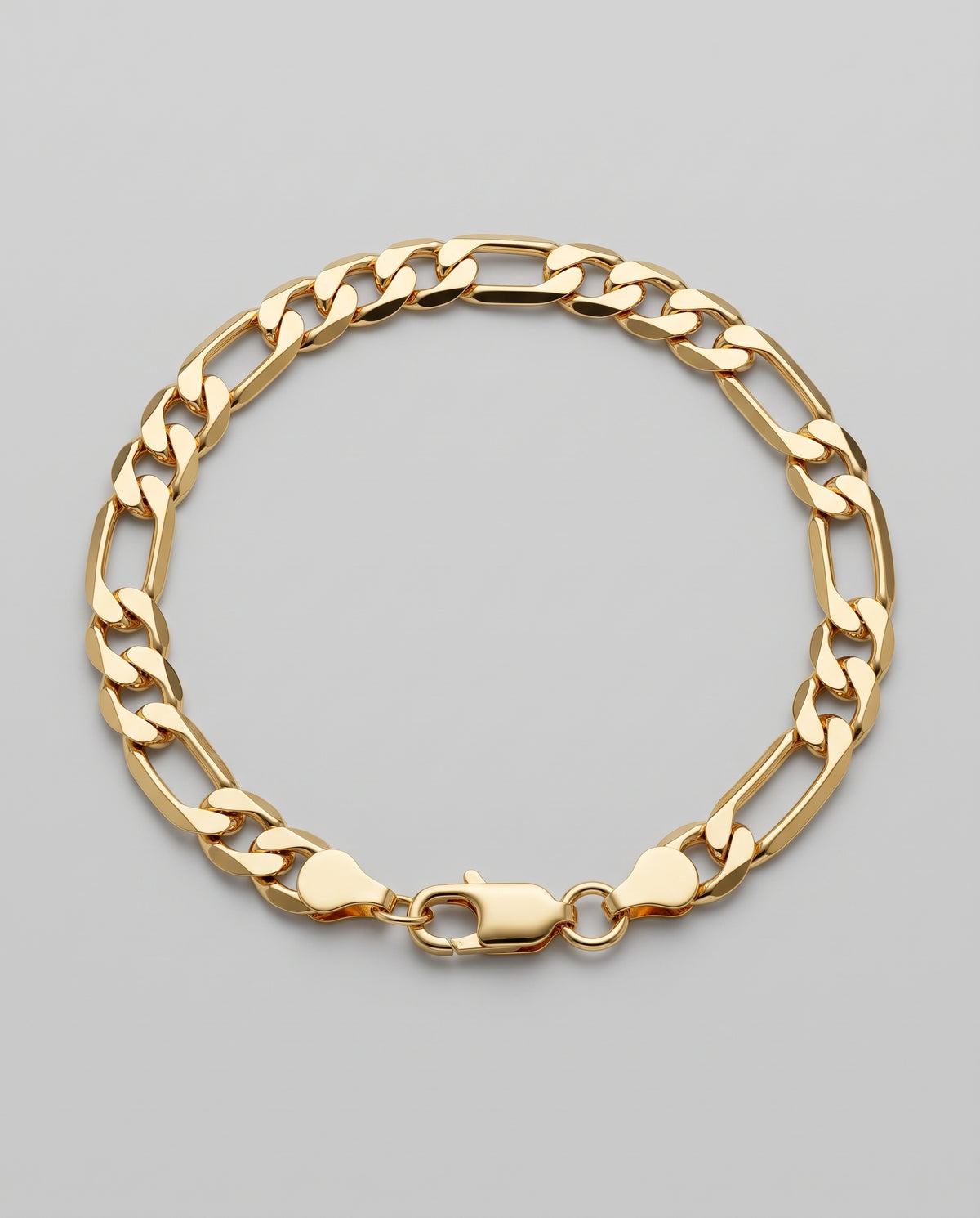 Leon Figaro Chain Men Bracelet Stainless Steel In 18k Gold Plated