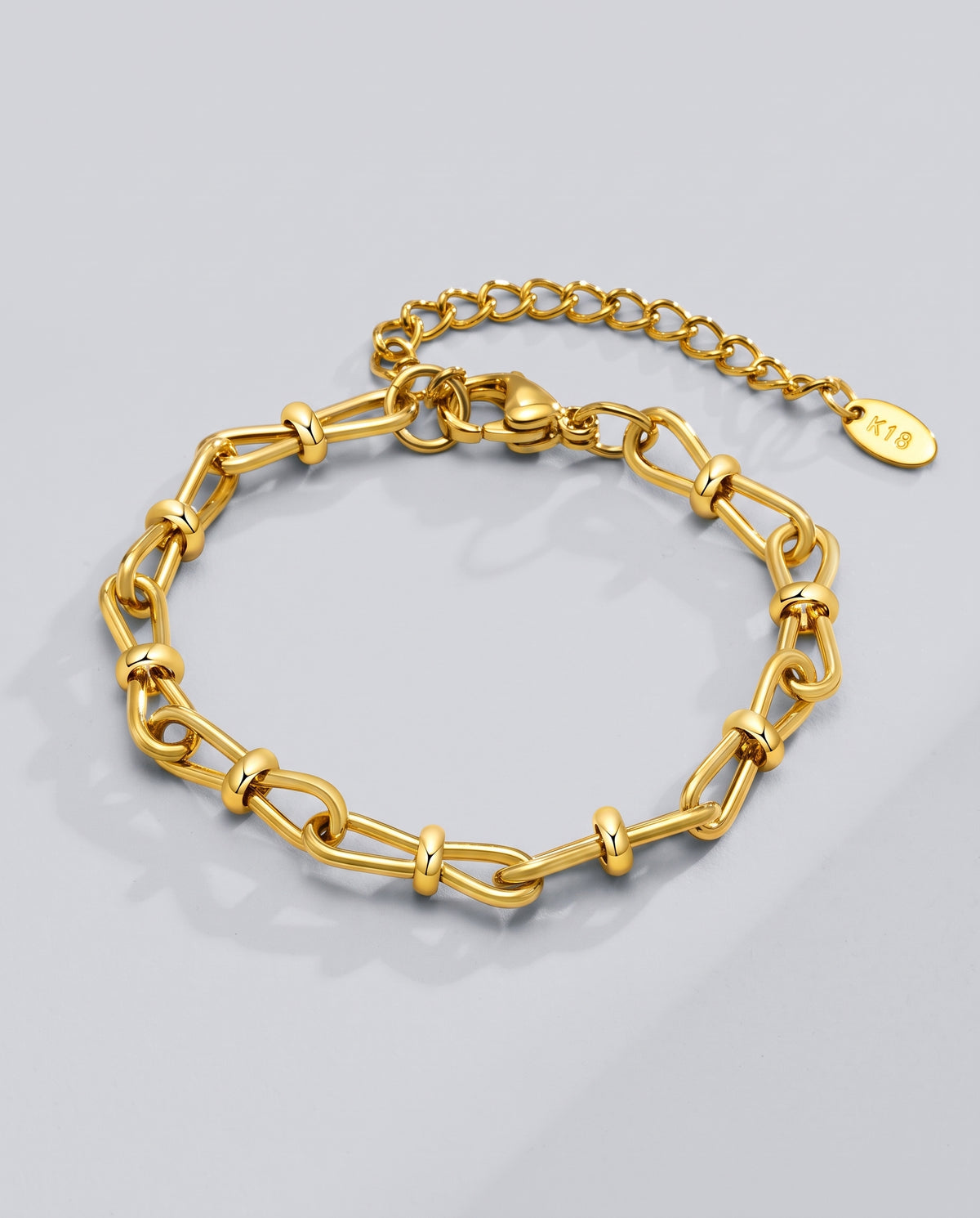Celine Bow Link Titanium Steel Chain Women Bracelet