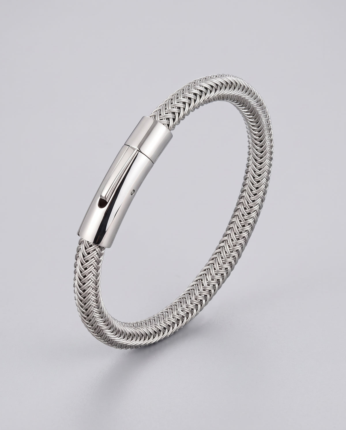 MATEO Herringbone Men Titanium Stainless Steel Bracelet