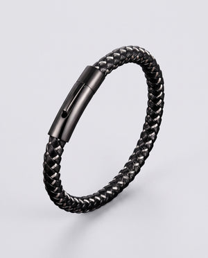 MATEO Herringbone Men Titanium Stainless Steel Bracelet