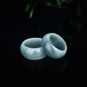 Burmese Myanmar Ice Type Jadeite Thick Rings