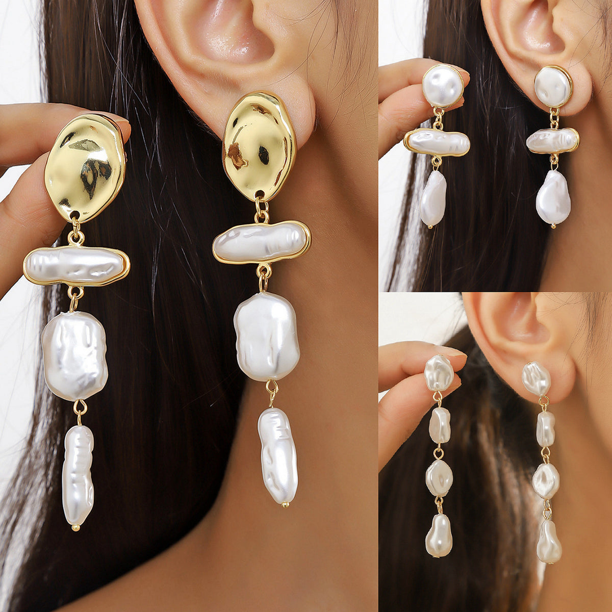Isla Fresh Baroque Pearl Women Earrings
